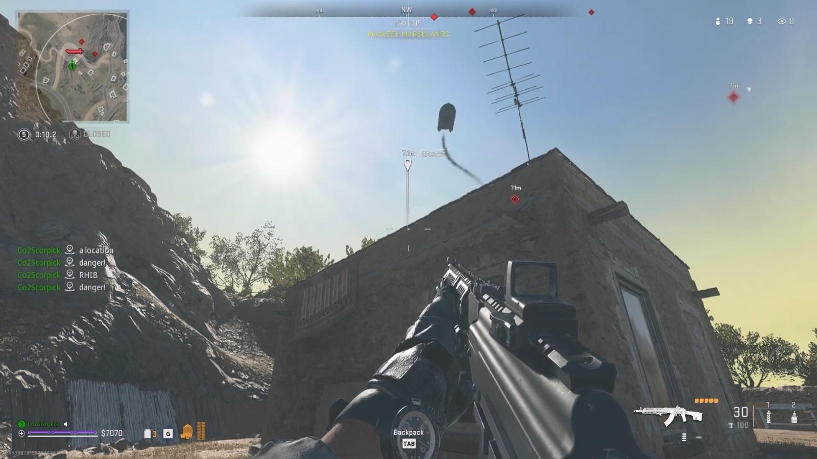 《使命召唤:战区2.0》外挂猖獗 船在空中乱飞