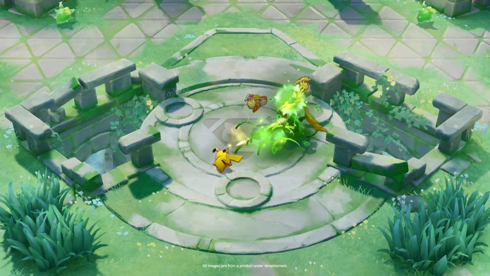 《宝可梦:大集结》新宝可梦“花疗环环” 附身队友提供治疗