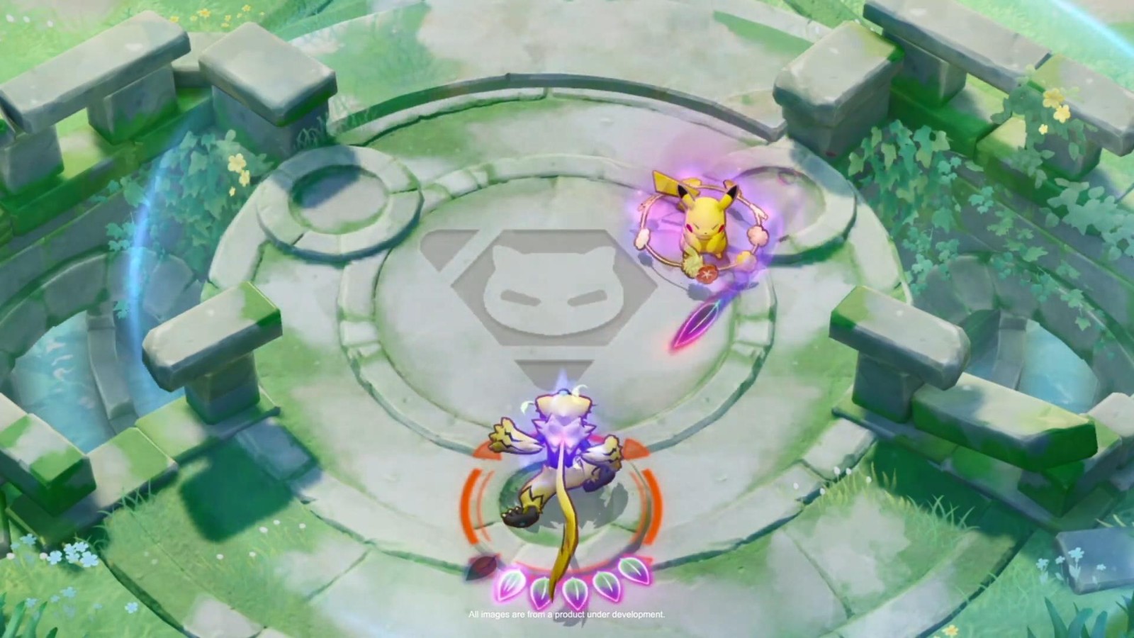 《宝可梦:大集结》新宝可梦“花疗环环” 附身队友提供治疗