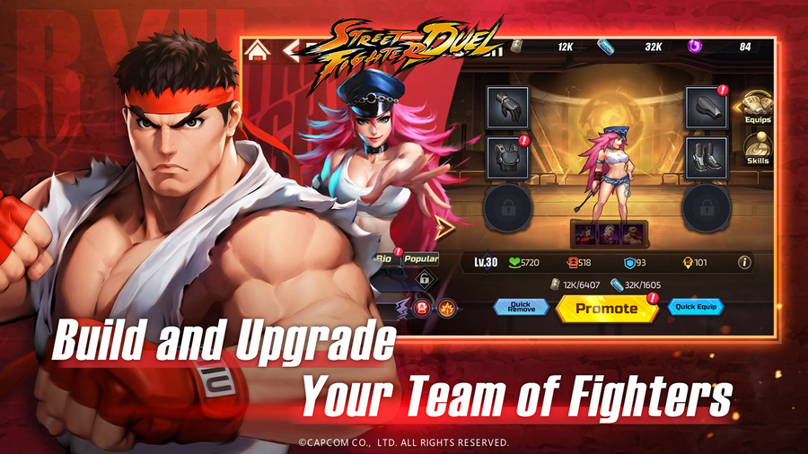 《街头霸王:对决》手游先导预告 2月海外上线