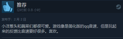 快节奏音游《Rhythm Sprout》发售 Steam“好评”