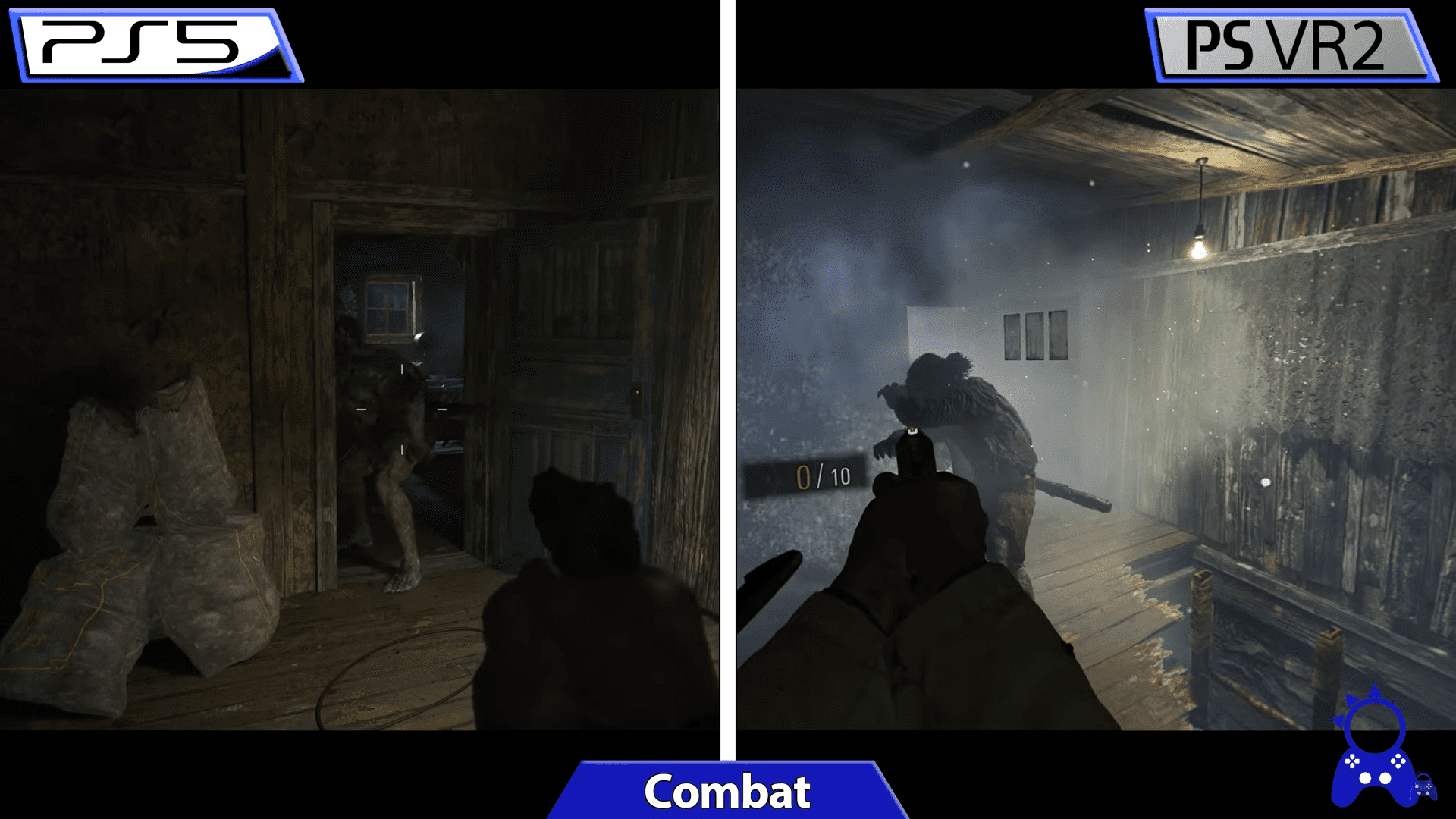 《生化危机8》PS VR2 vs PS5对比视频 让人惊叹