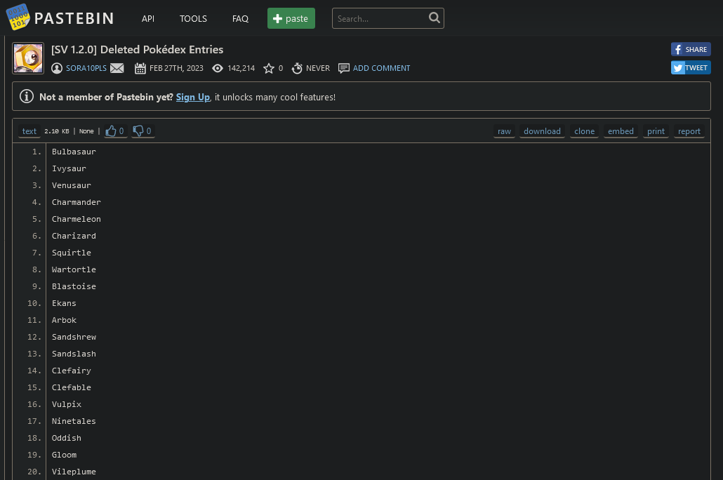 《宝可梦:朱/紫》DLC或有超200只经典宝可梦回归
