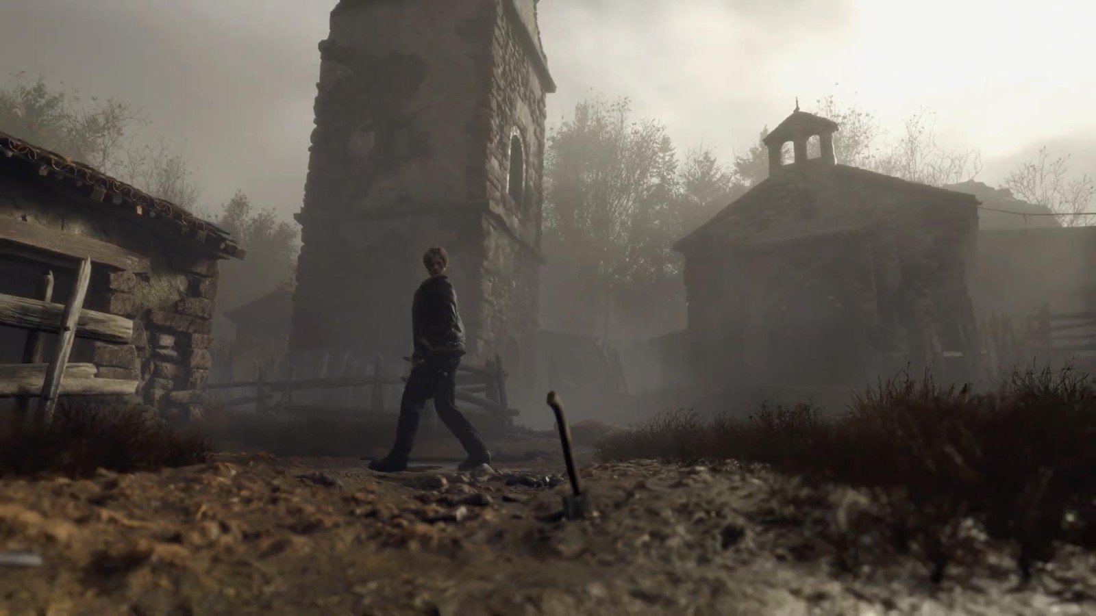 《生化危机4:重制版》Demo实机演示 里昂大战电锯人