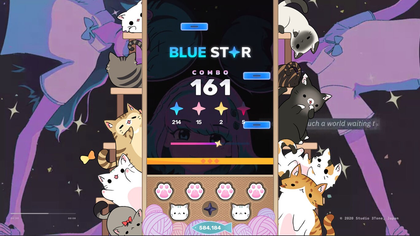 美少女音樂節(jié)奏游戲《Sixtar Gate: STARTRAIL》Switch版發(fā)售