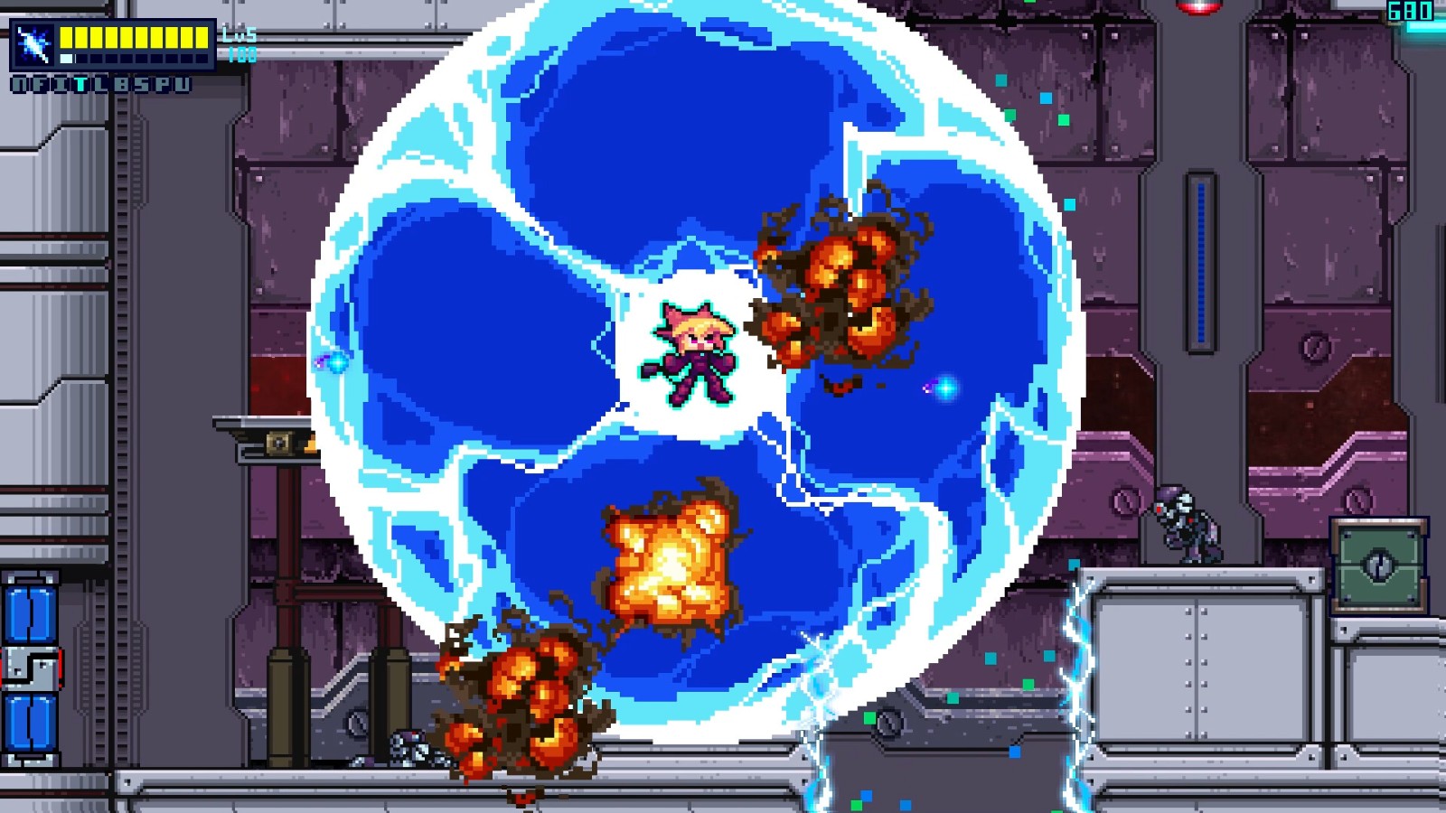 类洛克人《超合金游侠》4月28日登陆Switch 硬核2D动作