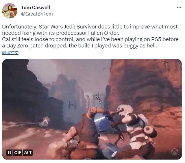 测评者称《星球大战绝地:幸存者》存在严重性能问题 EA承诺提供多个修复补丁