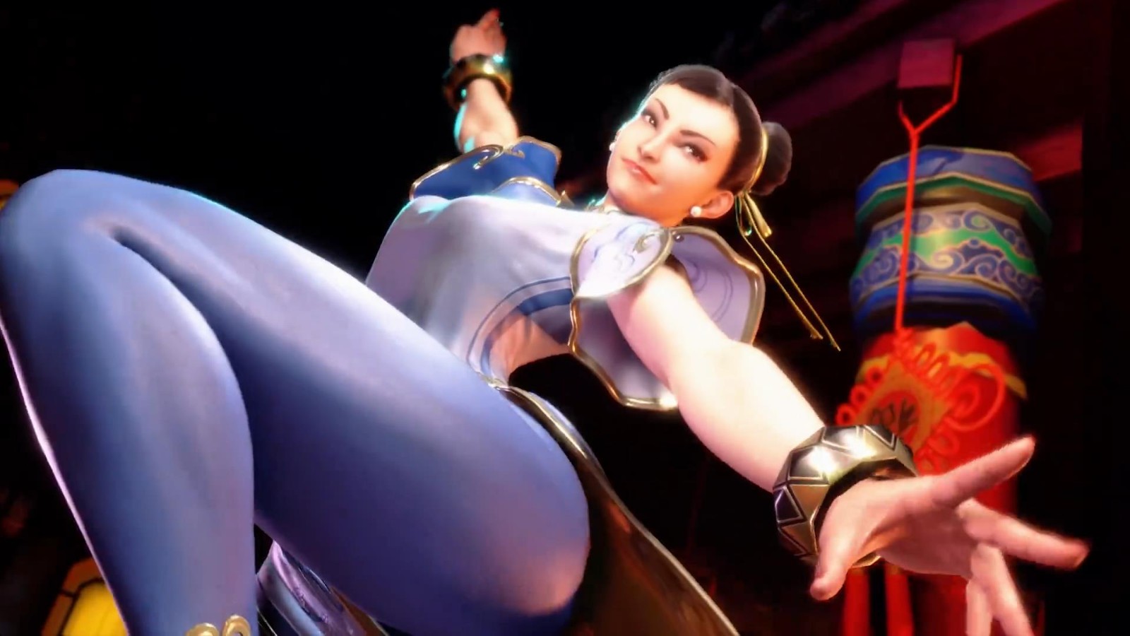 《街头霸王6》“春丽”角色介绍视频 大粗腿依旧吸睛