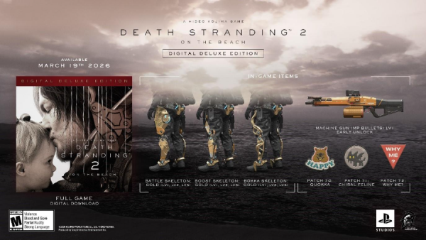 PC版《死亡搁浅 2: 冥滩之上》将于2026年3月19日(周四)发售！