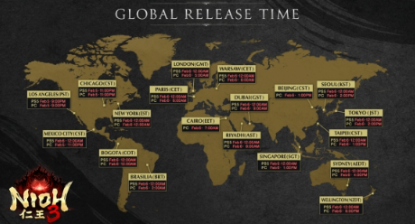 《仁王3》全球解锁时间公布：PC版明天下午1点上线！