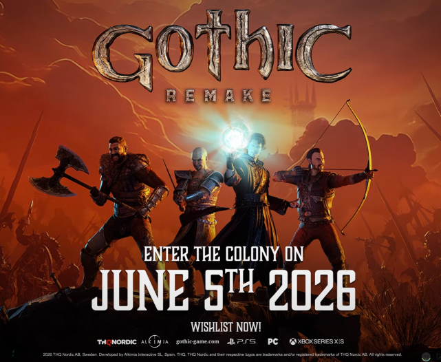 《哥特王朝：重制版》确认于6月5日发售! 新预告发布