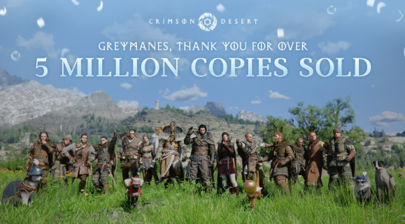 发售还不到一个月！《红色沙漠》销量突破500万份