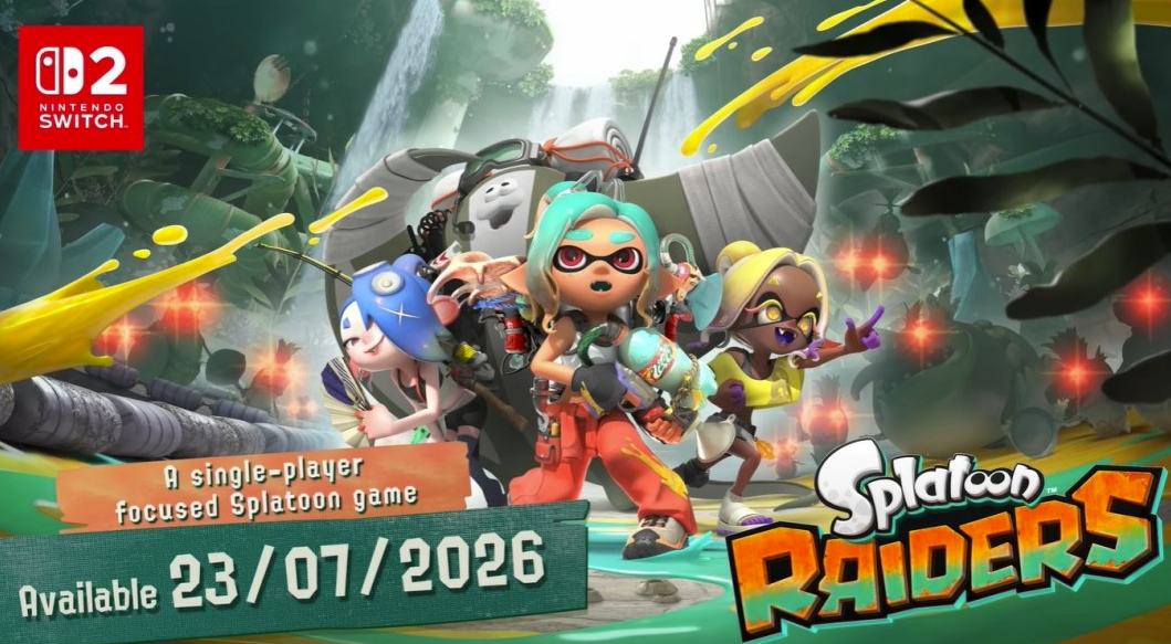 《喷射战士：涂击队》定档7月23日发售！Switch2独占