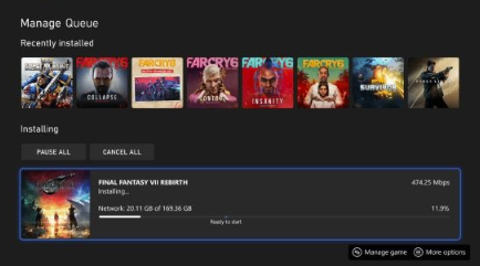 170G硬盘压力拉满！《最终幻想7RE》Xbox端开放预下载