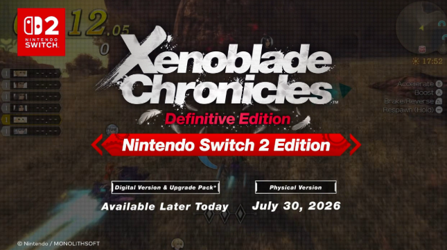 《异度之刃》Switch2版新增"以太喷射" 玩家直呼太爽