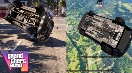 R星卷到车底：《GTA6》底盘细节完胜《地平线6》？